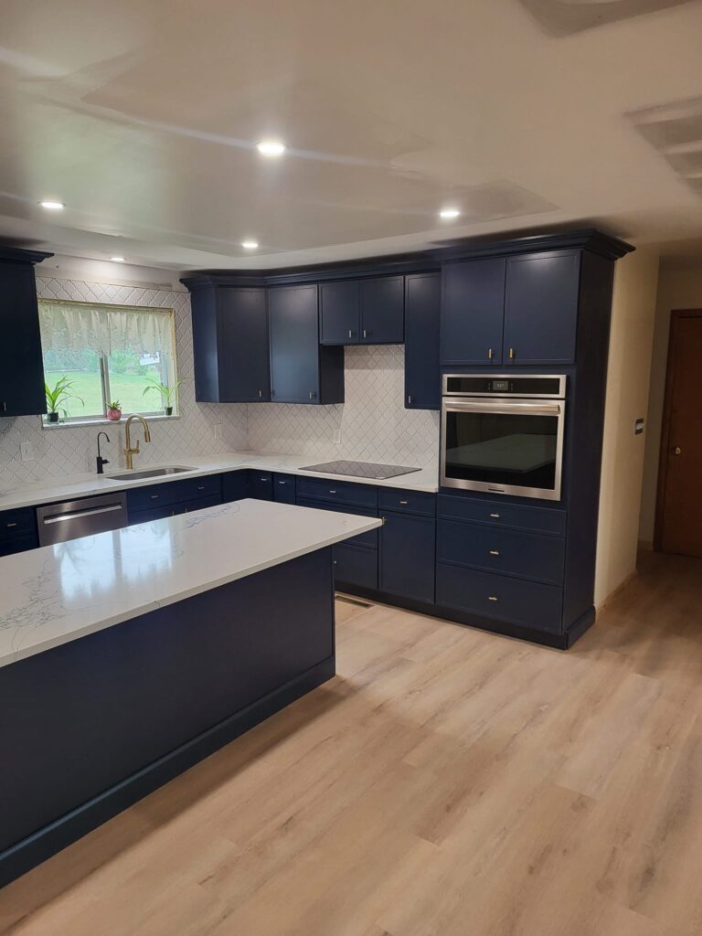 remodeled kitchen by LR Contracting