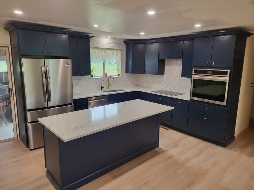 remodeled kitchen by LR Contracting
