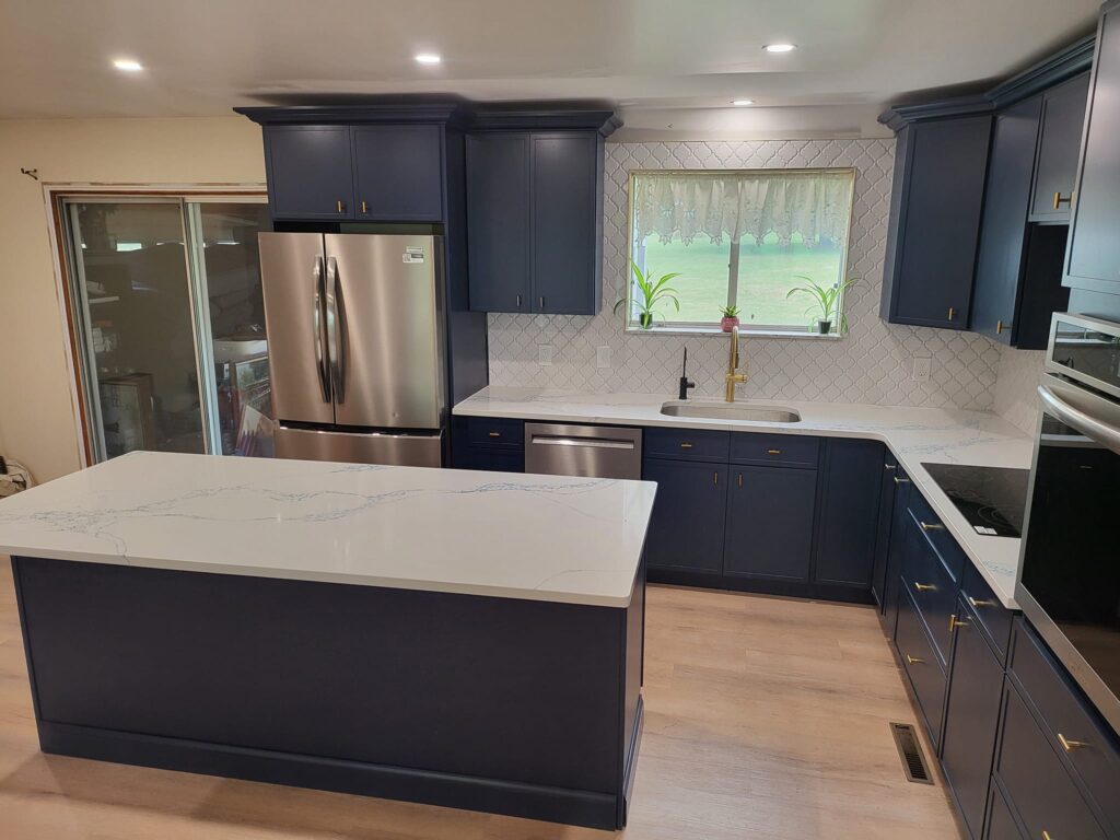 remodeled kitchen by LR Contracting