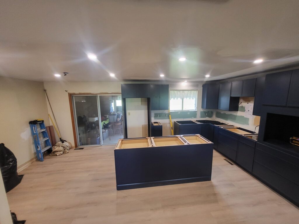 remodel in progress by LR Contracting