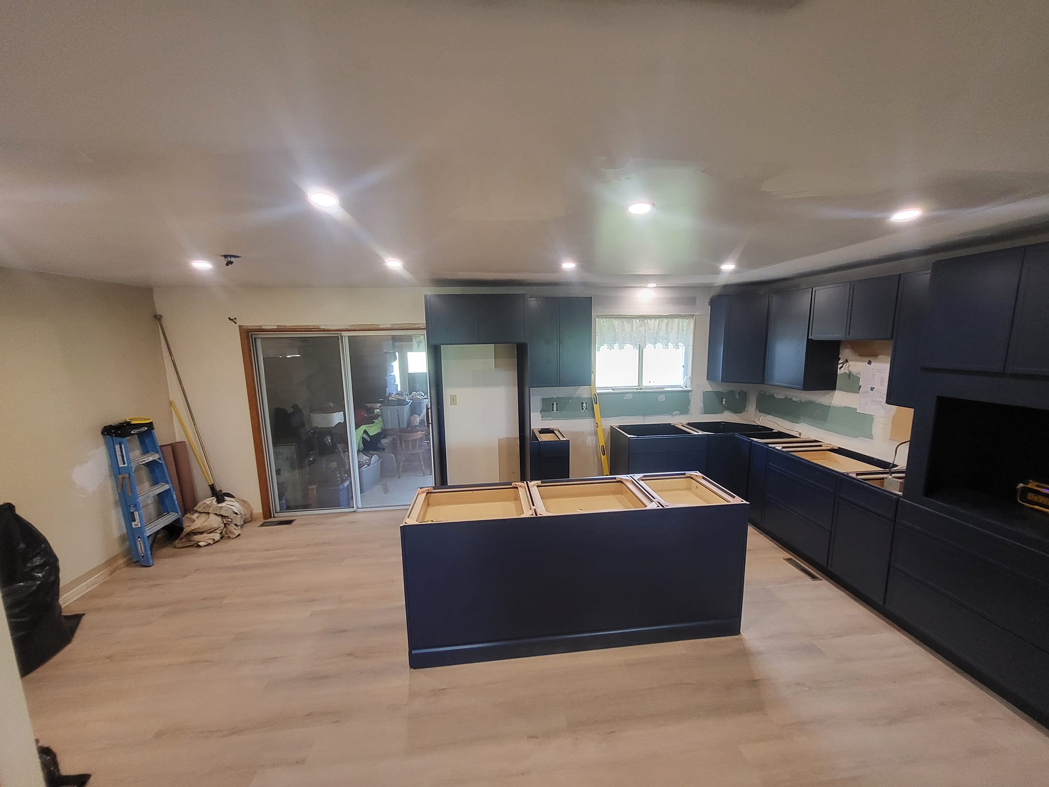 remodel in progress by LR Contracting