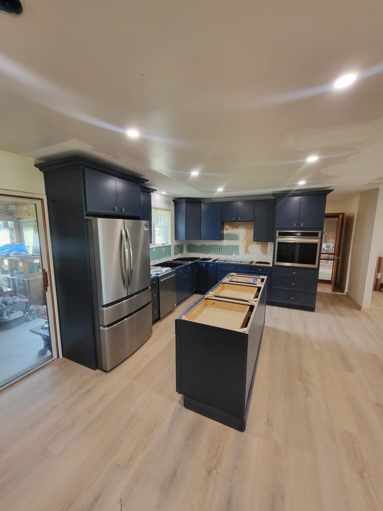 remodel in progress by LR Contracting