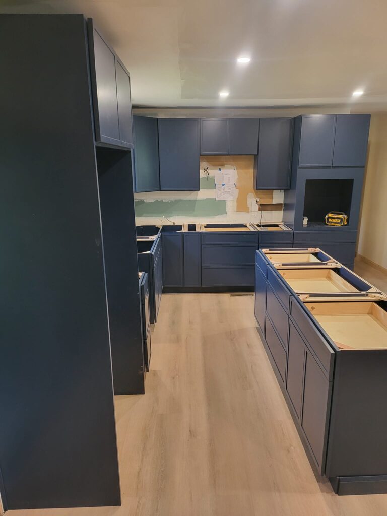 remodel in progress by LR Contracting