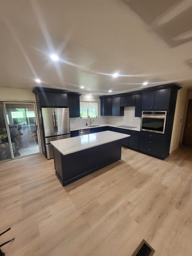 Completed kitchen remodel by LR Contracting in Chester County PA