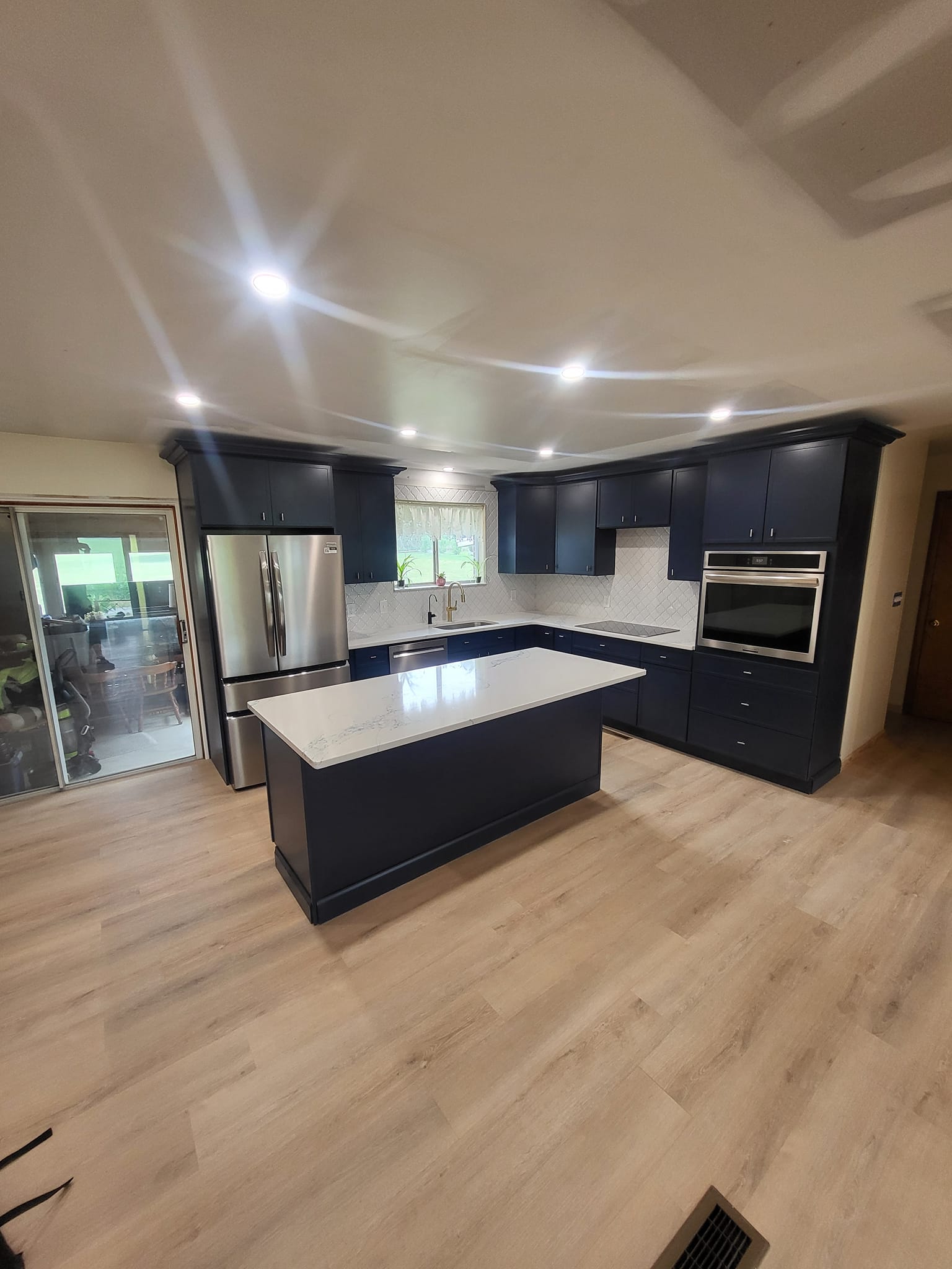 Completed kitchen remodel by LR Contracting in Chester County PA