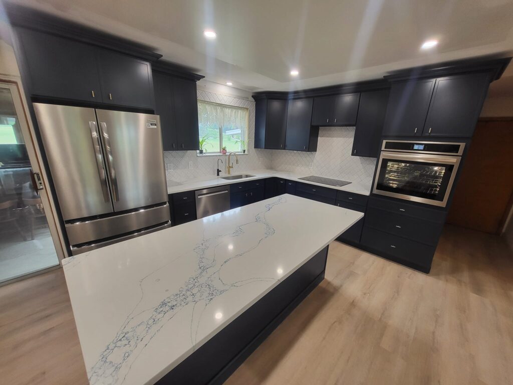 remodeled kitchen by LR Contracting