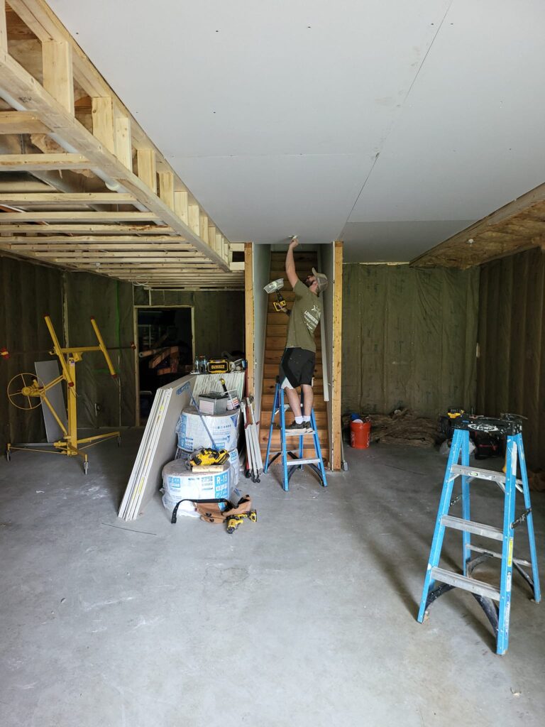 home renovations in progress