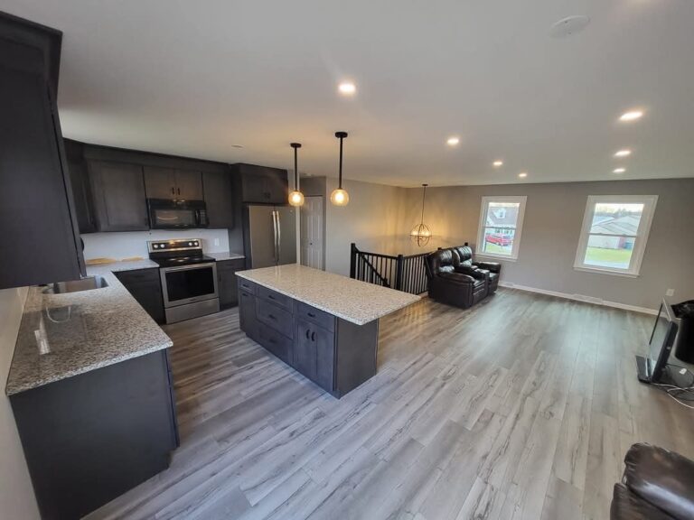 new kitchen and flooring