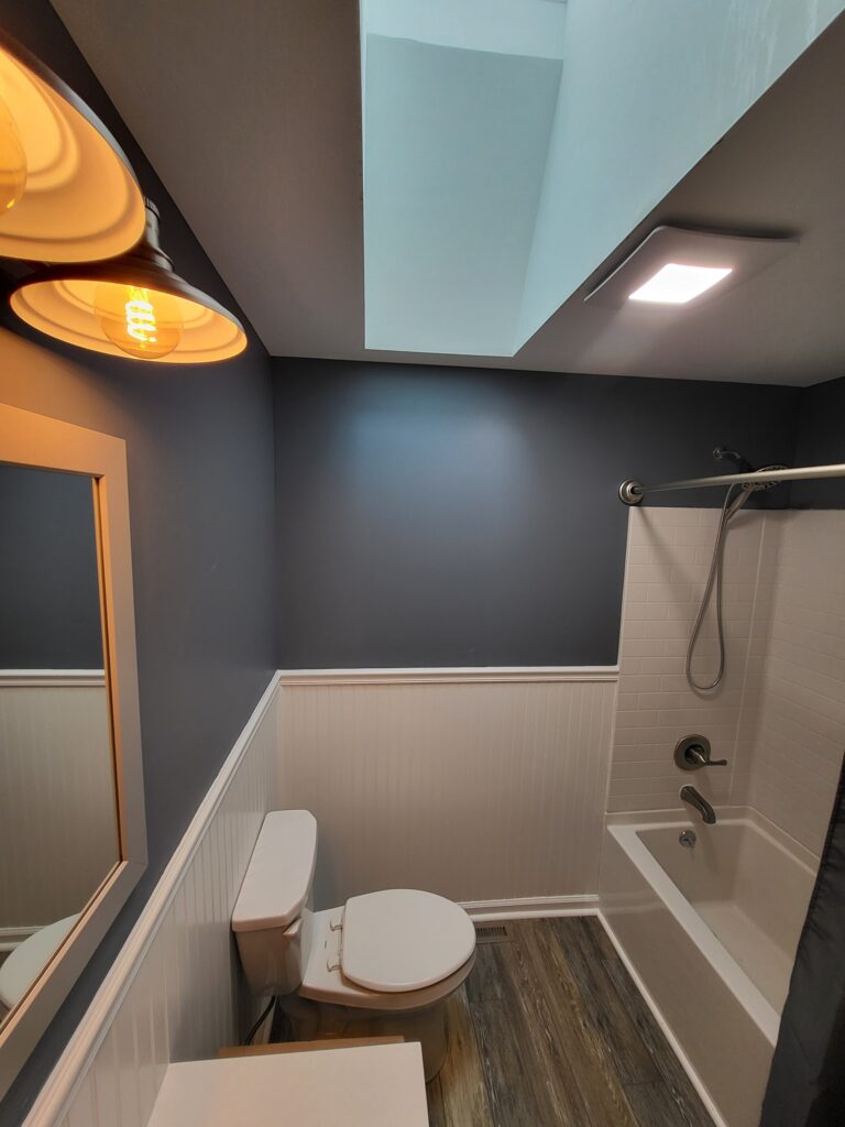 new bathroom and shower