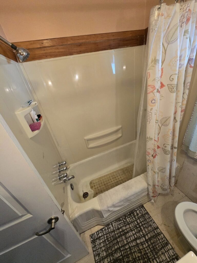old shower