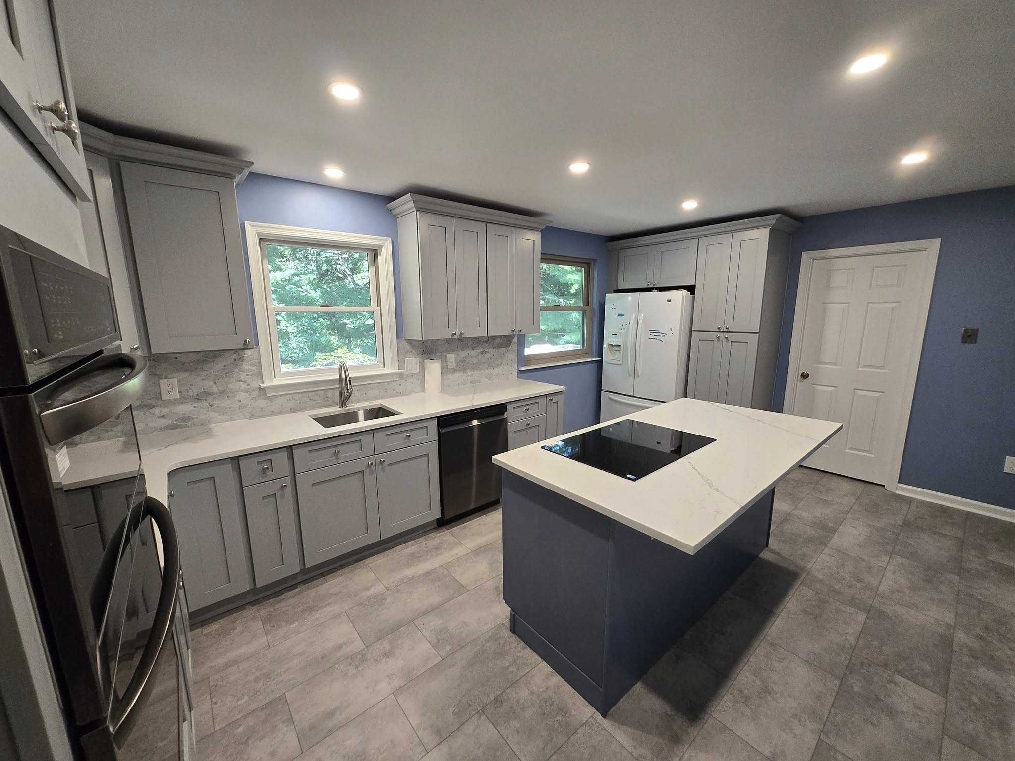 Completed kitchen remodel by LR Contracting in Chester County PA