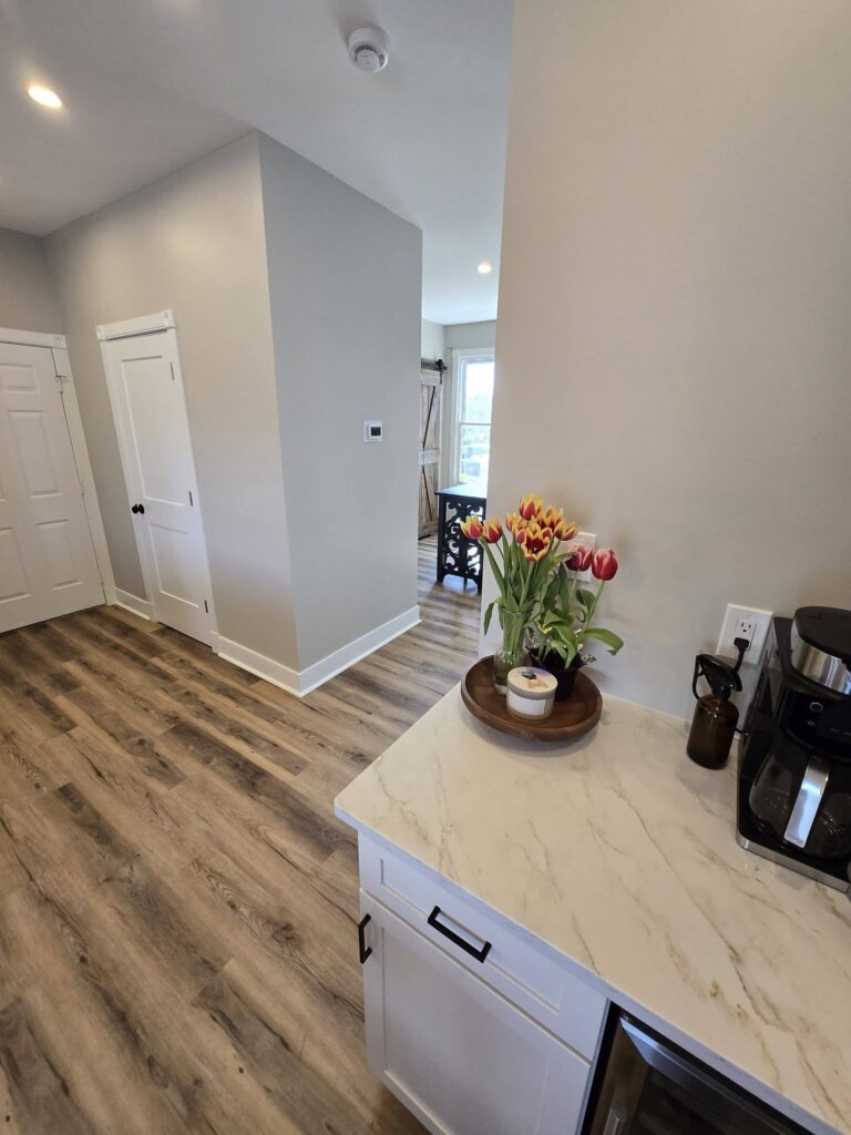 Custom coffee bar nook - LR Contracting, Honey Brook PA