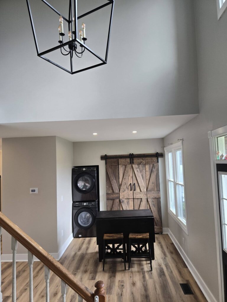 Loft landing with laundry area - LR Contracting, Honey Brook PA