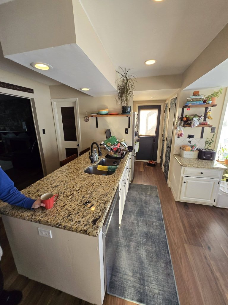 Before - original galley layout - LR Contracting, Downingtown PA